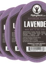Lavender Glycerine Soap, 5 oz (141 g) Bar, 4 Bars