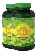 Lecithin - NON GMO, 1200 mg, 240 Quick Release Softgels, 2 Bottles