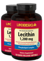 Lecithin Non-GMO, 1200 mg, 120 Softgels, 2 Bottles