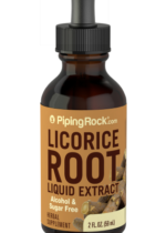 Licorice Root Liquid Extract Alcohol Free, 2 fl oz (59 mL) Dropper Bottle