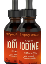 Liquid Iodine, 2 fl oz (59 mL) Dropper Bottle, 2 Bottles