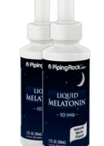 Liquid Melatonin 10 mg, 2 fl oz (59 mL) Dropper Bottle, 2 Dropper Bottles