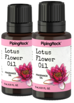 Lotus Flower Fragrance Oil, 1/2 fl oz (15 mL) Dropper Bottle, 2 Dropper Bottles