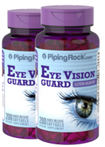 Lutein Bilberry Eye Vision Guard + Zeaxanthin, 200 Quick Release Softgels, 2 Bottles