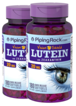 Lutein + Zeaxanthin, 20 mg, 180 Quick Release Softgels, 2 Bottles
