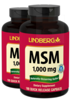 MSM, 1000 mg, 180 Capsules, 2 Bottles
