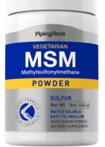 MSM (Sulfur) Powder, 3000 mg (per serving), 16 oz (454 g) Bottle