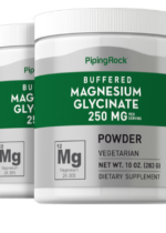 Magnesium Glycinate Powder, 250 mg (per serving), 10 oz (283 g) Bottle, 2 Bottles