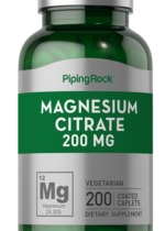 Magnesium Citrate, 200 mg, 200 Coated Caplets