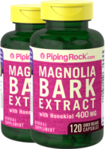 Magnolia Bark (Honokiol), 400 mg, 120 Quick Release Capsules, 2 Bottles