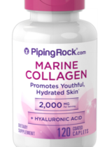 Marine Collagen 2000 mg (per serving) + Hyaluronic Acid, 120 Tablets