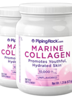 Marine Collagen Peptides Powder (Unflavored), 10,000 mg (per serving), 1.25 lb (570 g) Bottle, 2 Bottles
