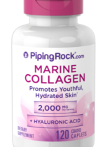 Marine Collagen 2000 mg (per serving) + Hyaluronic Acid, 120 Tablets