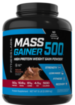 Mass Gainer 500 (Natural Chocolate), 5 lb (2.268 kg)