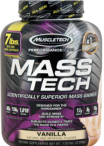 Mass Tech Gainer Performance Series Powder (Vanilla), 7 lbs