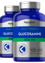 Mega Glucosamine, 1500 mg, 120 Coated Caplets, 2 Bottles