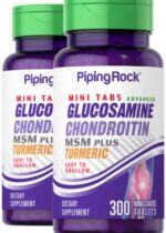 Mini Tabs Advanced Glucosamine Chondroitin MSM Plus Turmeric, 300 Mini Coated Tablets, 2 Bottles
