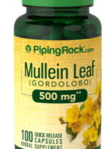 Mullein Leaf (Gordolobo), 500 mg, 100 Quick Release Capsules
