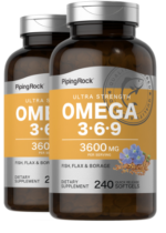 Multi Omega 3-6-9 Fish, Flax & Borage, 240 Quick Release Softgels, 2 Bottles