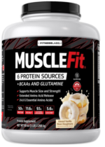 MuscleFit Protein Powder (Glazed Vanilla Bean Doughnuts), 5 lb (2.268 kg)