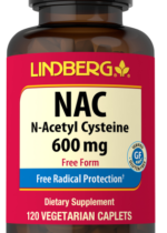 NAC N-Acetyl Cysteine, 600 mg, 120 Vegetarian Caplets