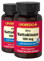 Nattokinase (2,000 FU), 100 mg, 60 Capsules, 2 Bottles