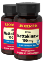 Nattokinase (2,000 FU), 100 mg, 60 Capsules, 2 Bottles