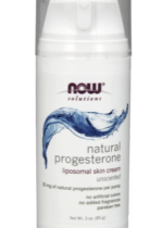Natural Progesterone Liposomal Skin Cream (Unscented), 3 oz (85 g) Pump Bottle