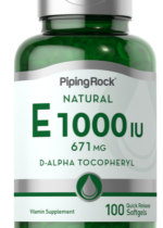 Natural Vitamin E, 1000 IU, 100 Quick Release Softgels