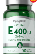 Natural Vitamin E, 400 IU, 100 Quick Release Softgels