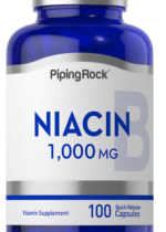 Niacin, 1000 mg, 100 Quick Release Capsules