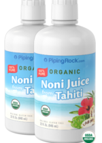 Noni Juice from Tahiti (Organic), 32 fl oz (946 mL) Bottle, 2 Bottles