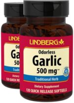Odorless Garlic, 500 mg, 120 Softgels, 2 Bottles