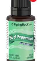 Oil of Peppermint Ingestible, 1/2 fl oz (15 mL) Dropper Bottle