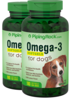 Omega-3 for Dogs, 180 Quick Release Softgels, 2 Bottles