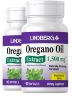 Oregano Oil Extract, 1500 mg, 90 Softgels, 2 Bottles