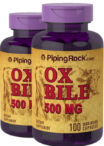 Ox Bile, 500 mg, 100 Quick Release Capsules 2 bottles