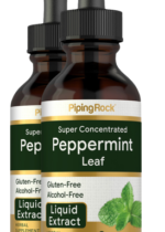 Peppermint Leaf Liquid Extract Alcohol Free, 2 fl oz (59 mL) Dropper Bottle, 2 Dropper Bottles