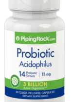 Probiotic Acidophilus 14 Strains 3 Billion Organisms, 60 Quick Release Capsules