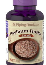 Psyllium Husks, 510 mg, 250 Quick Release Capsules