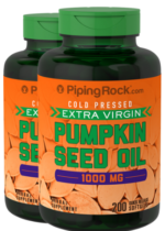 Pumpkin Seed Oil, 1000 mg, 200 Quick Release Softgels, 2 Bottles