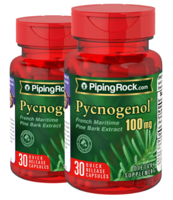Pycnogenol, 100 mg, 30 Quick Release Capsules, 2 Bottles