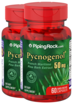 Pycnogenol, 50 mg, 60 Quick Release Capsules, 2 Bottles