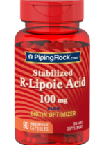 R-Fraction Alpha Lipoic Acid (Stabilized) plus Biotin Optimizer, 100 mg, 90 Quick Release Capsules
