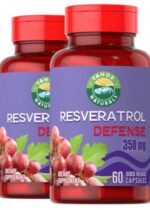 Resveratrol, 350 mg, 60 Quick Release Capsules, 2 Bottles