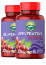 Resveratrol, 350 mg, 60 Quick Release Capsules, 2 Bottles