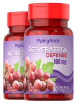 Resveratrol Defense, 100 mg, 90 Quick Release Capsules, 2 Bottles