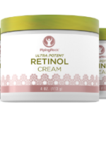Retinol Cream (Ultra Potent Vitamin A Cream), 400,000 IU per Jar IU, 4 oz (113 g) Jar, 3 Jars