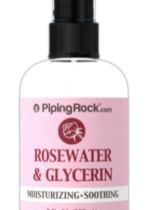 Rosewater and Glycerin, 8 fl oz (237 mL) Spray Bottle