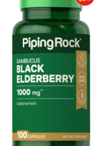 Sambucus Black Elderberry, 1000 mg, 100 Capsules